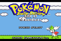 Pokemon Ruby Destiny Life of Guardians (Beta V4.3)